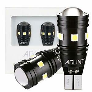 AGLINT T16 LED バックランプ 後退灯 キャンセラー内蔵 CANBUS 爆光 高輝度 無極性12V/24V兼用 10連3030SMD T15 W16W 921 912 LED