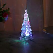 VORCOOL クリスマスライト 卓上ライト カラー LED ツリー型 8点セット ランダムカラー_画像7