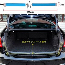 MDLUFY ledテープ 120cm 流星 シーケンシャル 流れるウインカーライト 12V デイライト ブルー赤白アンバー 4色グロー_画像7