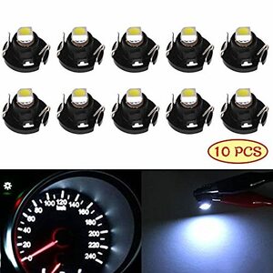 t4.2 led 拡散 LED ライト ダッシュボード メーターパネルライト 電球 計器灯 1210 1SMD led ホワイト DC12V 取付簡単