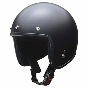 リード工業(LEAD) バイクヘルメット ジェット GRENVER ハーフマットブラック フリーサイズ -