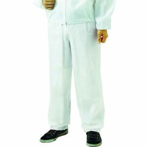 TRUSCO(トラスコ)不織布使い捨て保護服ズボンLサイズホワイトTPCーZーL