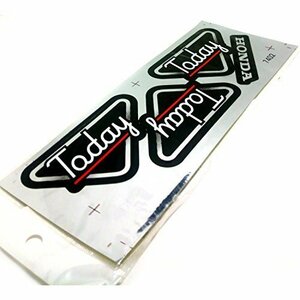 ［MAXIMASELECT ］ エンブレム ステッカー シール 3枚 セット 『ホンダ トゥデイ』 TODAY 補修 交換 パーツ 部品 メンテナンス カスタム