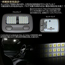 R34 スカイライン 2ドア クーペ/GT-R / 4ドア セダン LED ルームランプ キット ホワイト 7000K_画像3