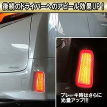 TOYOTA アルファード ヴェルファイア 30系 反射機能搭載 LED リフレクター 電源取り出し配線付き セット_画像3