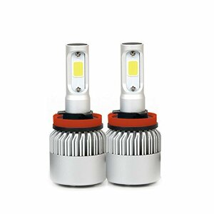 YAOFAO プリウス 30系 ZVW30 led ヘッドライト ロービーム H11 12v/24v 対応 8000lm 6500k 2個 72W/セット