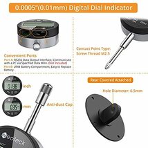 Neoteck デジタルダイヤルゲージ デジタルプローブインジケータ LCD表示 高精度 精度0.01 mm 測定範囲0~25.4mm マイクロメーター_画像5