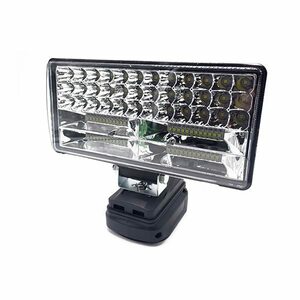 汎用 LED ワークライト USB 充電付 1個 ホワイト 白 18v 14.4v 作業灯 11800LM 180W 8インチ 角度調節 投光器 耐熱 高輝度 夜間作業 車