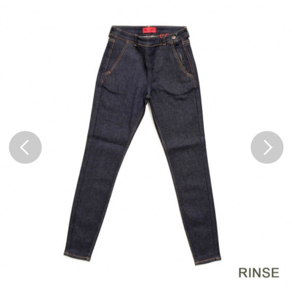 RED CARD レッドカード Sideway スキニーデニム 新品 ブラック 22 XXS