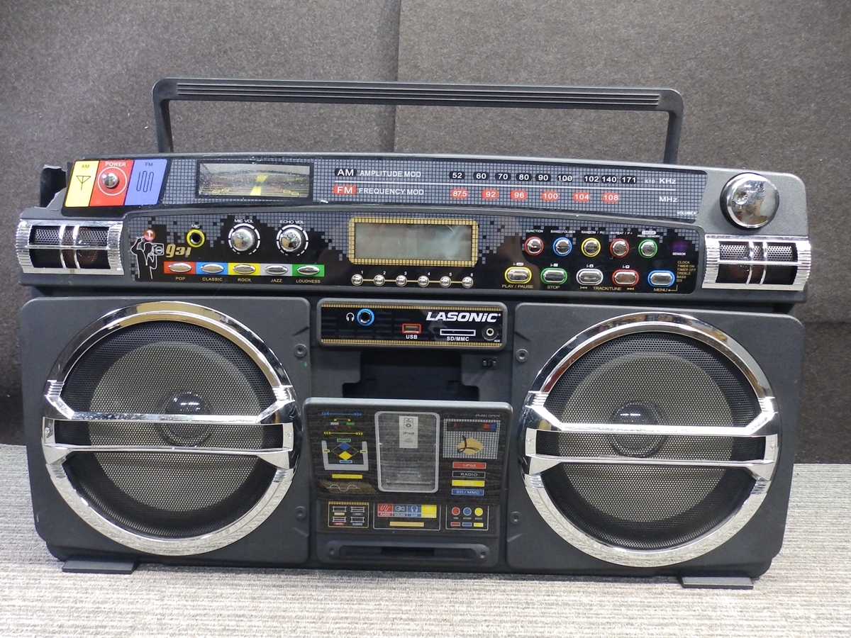 初回限定】 Lasonic i-931 送料込 × ラジカセ Mackdaddy ラソニック