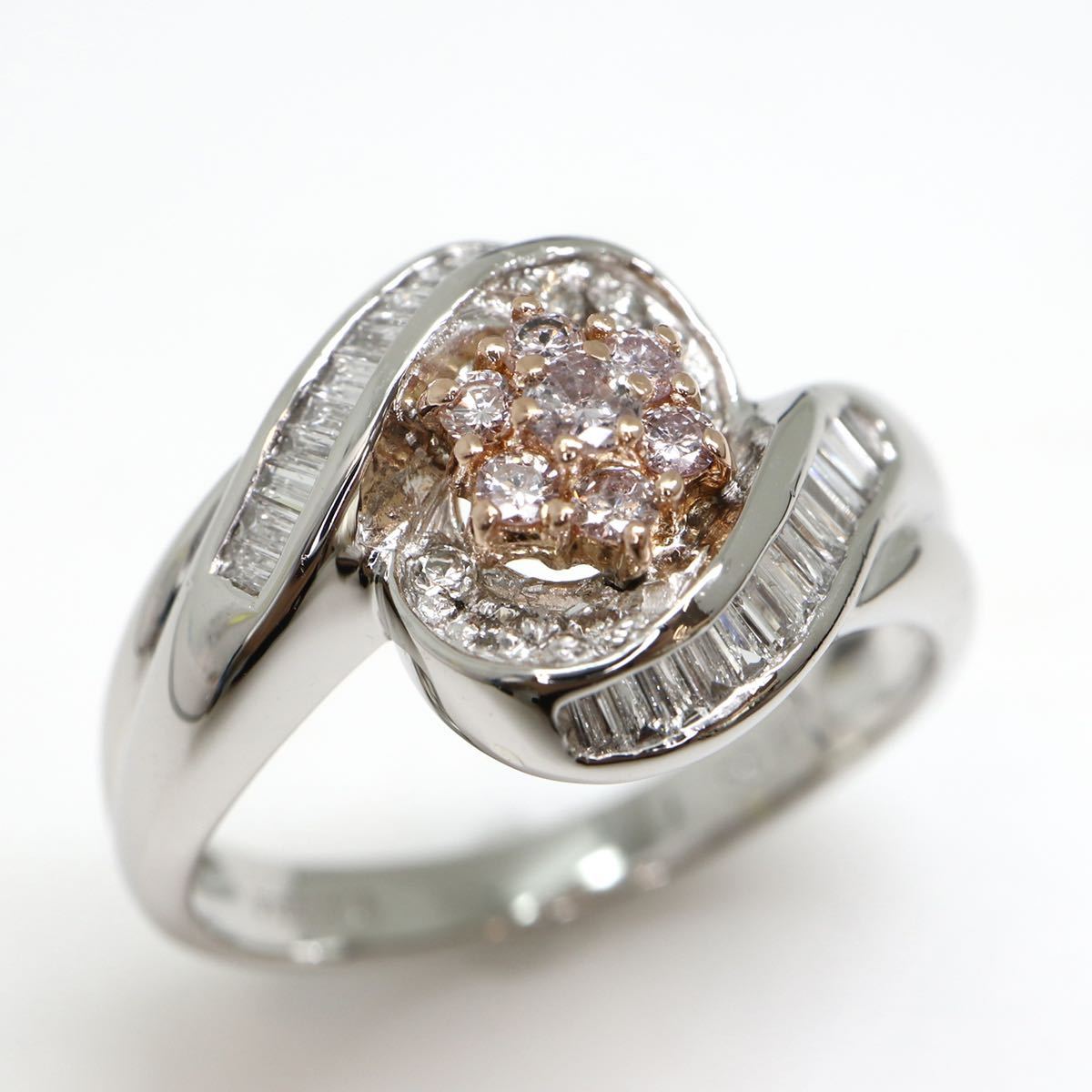 89%以上節約 ジュエリー コンバーター計 0.35ct クローバーモチーフ K18製 ダイヤモンドリング ダイヤ ペンダントトップ ダイヤモンド 0.25ct クロス K18WG GENJ