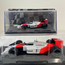 デアゴスティーニ F1マシンコレクション 1/24 & 1/43 セット McLaren MP4/4 アイルトン・セナ #12 1988年 GP マクラーレン ミニカー_画像3