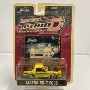 Jada TOYS 1/64 MAZDA RX-7 FC3S Toyo Tires Import Racer Option custom Mazda minicar model car 