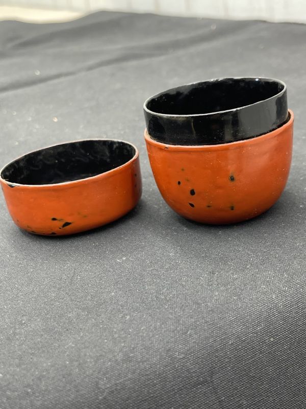経行作根来金林寺茶器棗共箱茶道具なつめ茶入れうるし伝統