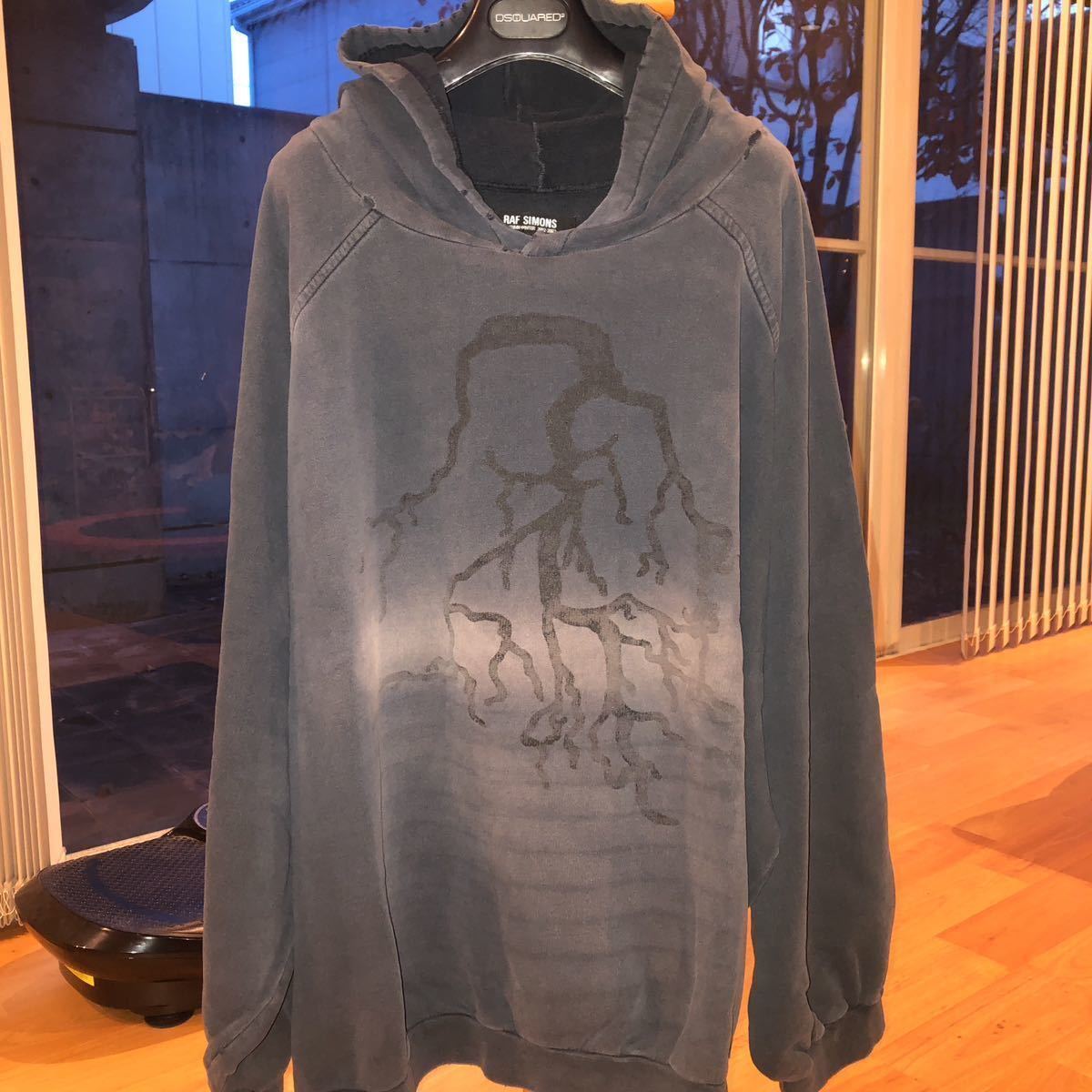 ラフシモンズ パーカー RAF SIMONS 黒 ブラック M 新品未使用