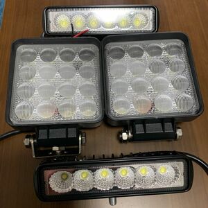 LED作業灯 広角４点セット