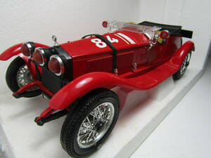 ALFA ROMEO 1/16アルファロメオ 1930年 ALFETTA 6C 1750 GS アルフェッタ Polistil製 1/18ともGood Made in Italy デッドストック Tonka 伊