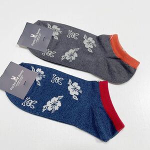 23 postage 140 jpy ~ new goods rhinoceros koba knee socks socks 2 pair man men's gentleman 25-27 sneaker socks 