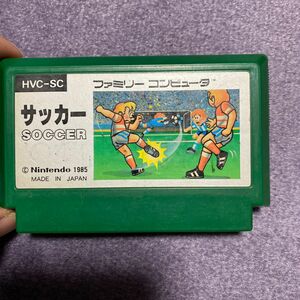 ファミコンソフト サッカー　ジャンク扱い品