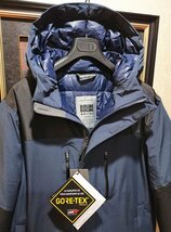 最上級プレミアムダウン※定価16万◆イタリア・ミラノ発*BOLINI*GORE-TEX/ゴアテックス・超防水/防風・極地防寒ダウンジャケットL・紺_画像3