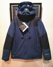 最上級プレミアムダウン※定価16万◆イタリア・ミラノ発*BOLINI*GORE-TEX/ゴアテックス・超防水/防風・極地防寒ダウンジャケットL・紺_画像2