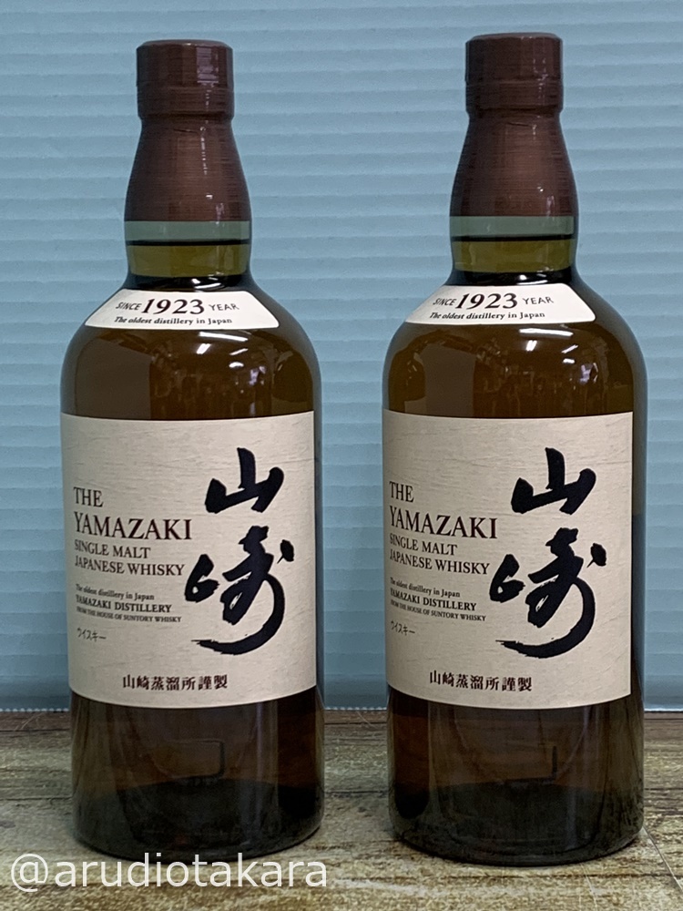 ヤフオク! -「サントリー 山崎 43% 700ml 箱なし シングルモルト