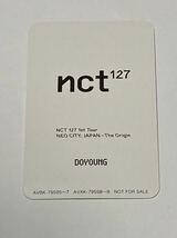 NCT127 1st Tour NEO CITY DVD 初回限定版 封入特典 ドヨン トレカ_画像2