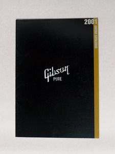 . б/у . товары долгосрочного хранения . прекрасный товар .Gibson GUITAR CATALOGUE 2001 каталог Gibson 