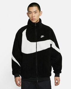 新品未使用 ナイキ スポーツウェア スウッシュ リバーシブル NIKE ボアジャケット XL