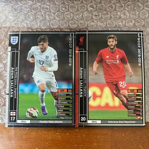 ◆WCCF 2015-2016 アダム・ララーナ Adam LALLANA Liverpool England セット◆