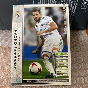 ◆WCCF 2017-2018 ナチョ・フェルナンデス NACHO Fernandez Real Madrid◆