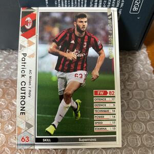 ◆WCCF 2017-2018 パトリック・クトローネ Patrick CUTRONE AC Milan 110/272◆