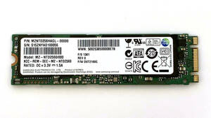 送料無料　サムスン・SAMSUNG　SSD　M.2　2280　256GB　MZNTD256HAGL　エラーチェック済