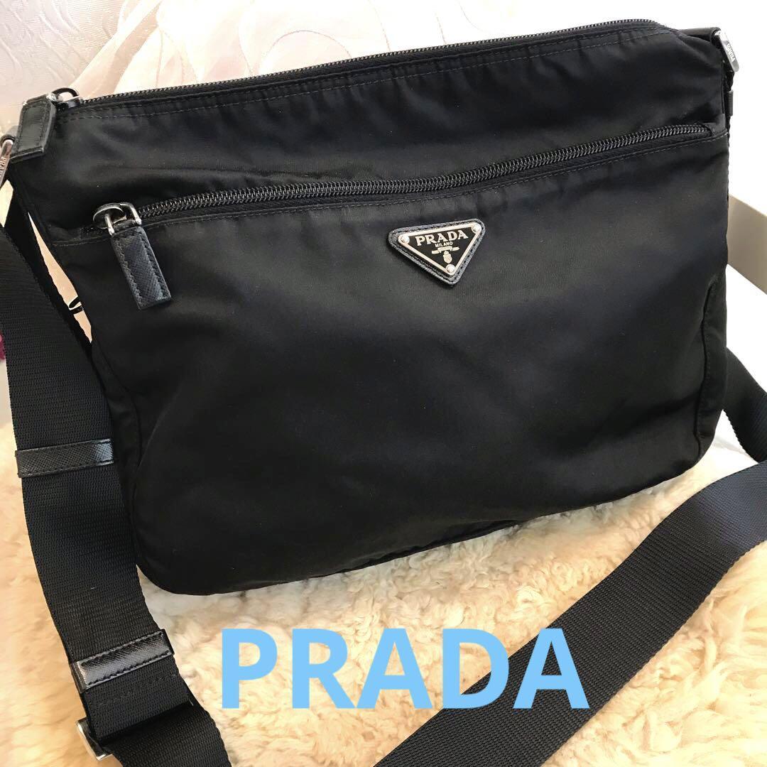 超歓迎 ギャラ付き PRADA polene チェーンバッグ プラダ B4827 TESSUTO