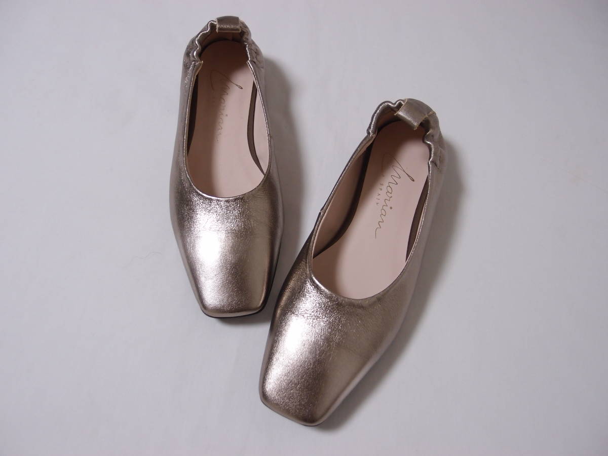 パンプス ヤフオク! スペイン製 37 23.5 試着の... - Marian 本革