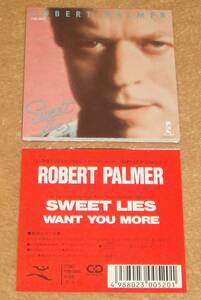 8cmCD☆ロバート・パーマー／スウィート・ライズ（P10D-30001） ROBERT PALMER／SWEET LIES、ザ・パワー・ステーション