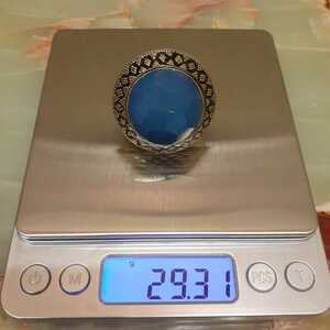 アフガニスタン製 彫金 指輪 約29.31g サイズ約15～16