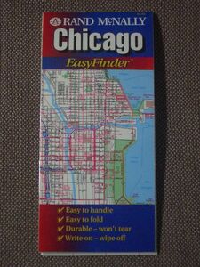 Chicago EasyFinder Street Map (CHIRAND) - Rand McNally & Co. 1984