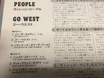 ★即決落札★ヴィレッジ・ピープル「ゴー・ウエスト」ディスコ/１９７９年リリース/帯付/解説歌詞カード/全６曲収録/定価￥２５００/美盤_画像7