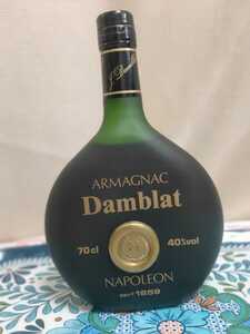 【未開栓】オールドボトル ナポレオン ARMAGNAC Damblat NAPOLEON 箱付き【古酒】