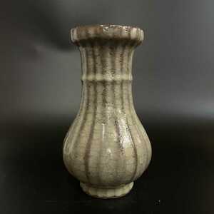【萬藏】宋 官窯 花瓶 中国 古美術 古玩 唐物 