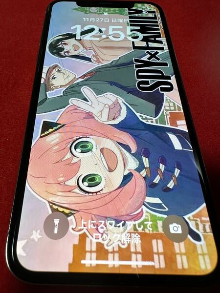 Apple iPhone X 256GB シルバー MQC22J/A A1902 KDDI 利用制限◯SIMロック品最大容量80%
