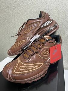 【未使用】Supreme Nike Air Max 98 TL US9.5 Brown 茶 シュプリーム エアマックス 新品国内正規品　27.5cm