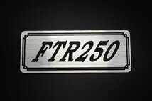 E-349-2 FTR250 銀/黒 オリジナル ステッカー ホンダ ビキニカウル フロントフェンダー サイドカバー カスタム 外装 タンク_画像1