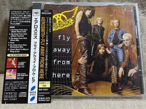 AEROSMITH - FLY AWAY FROM HERE 日本盤 帯付 廃盤