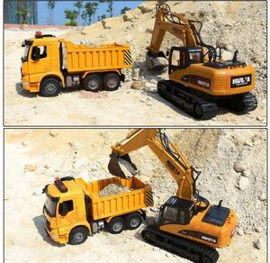  aluminium head power shovel radio-controller . Benz type dump car radio-controller. set . confidence. not 2.4GHz frequency . several pcs same time mileage possibility 