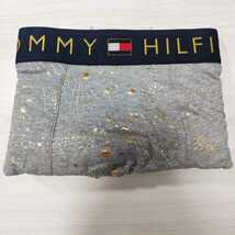 TOMMY HILFIGER トミーヒルフィガー TOMMY ORIGINAL HOLIDAY TRUNK オーガニックコットン 前閉じ ボクサーパンツ 53312395 ミドルグレー M_画像6