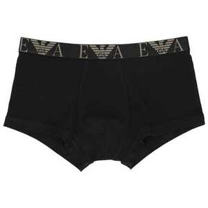 EMPORIO ARMANI エンポリオ アルマーニ BOLD MONOGRAM ボールド モノグラム ストレッチコットン ボクサーパンツ 54007159 ブラック M