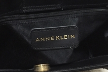 no10099 ANNE KLEIN アンクライン 本革 レザー ハンド トート バッグ_画像9