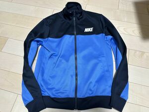 ナイキ ジャージ ブルー S レトロ NIKE トラックジャケット 上着